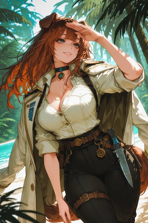 〚Tsubomi〛Dog-Girl Airship Cadet